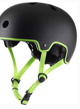 滑板头盔自行车直板轮滑长板helmet梅花盔可以调节大小街舞盔