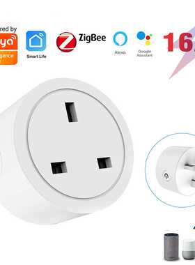 TUYA带电量统计智能插头WIFI插座Homekit AlexaGoogle 英规插座
