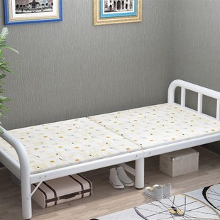 床租房专用结实可拆收的单人床可以折叠的小床家用1米3宽的单人床