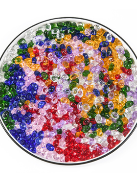 特价小号粉紫黄七彩水晶元宝摆件 家居客厅装饰休曼扎装置聚宝盆