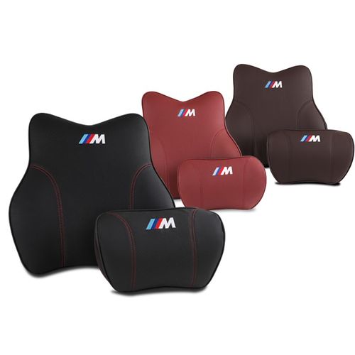 宝马新3/5/6系GT7系头枕腰靠x153护颈枕专用汽车内饰用品装饰抱枕