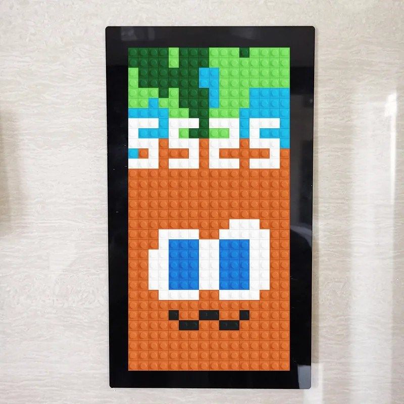 mojo胡萝卜积木门牌定制门牌号创意入户装饰磁吸拼装门牌创意家用