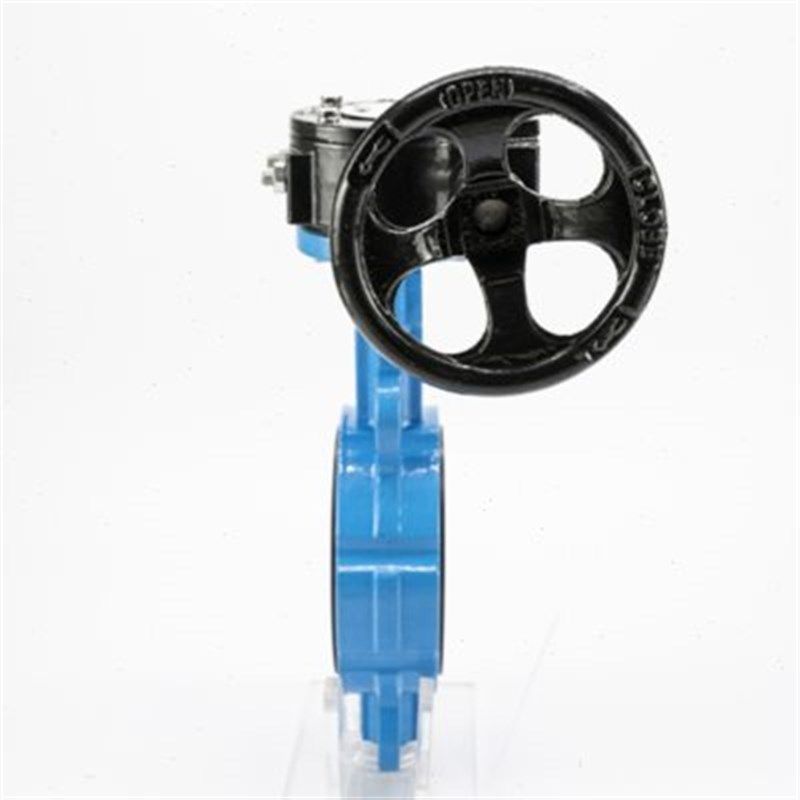 涡轮蝶阀D371X-16Q对夹式橡胶四氟软密封球墨/板阀门 DN50-600