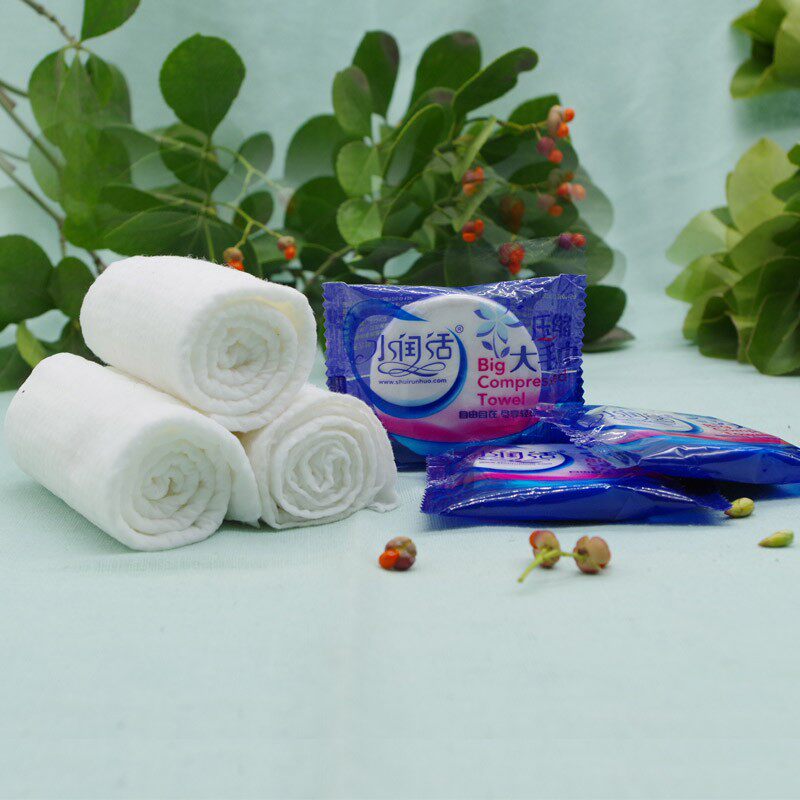 包邮旅行外出一次性压缩毛巾大号纯棉加厚水润活洁面巾酒店旅馆用
