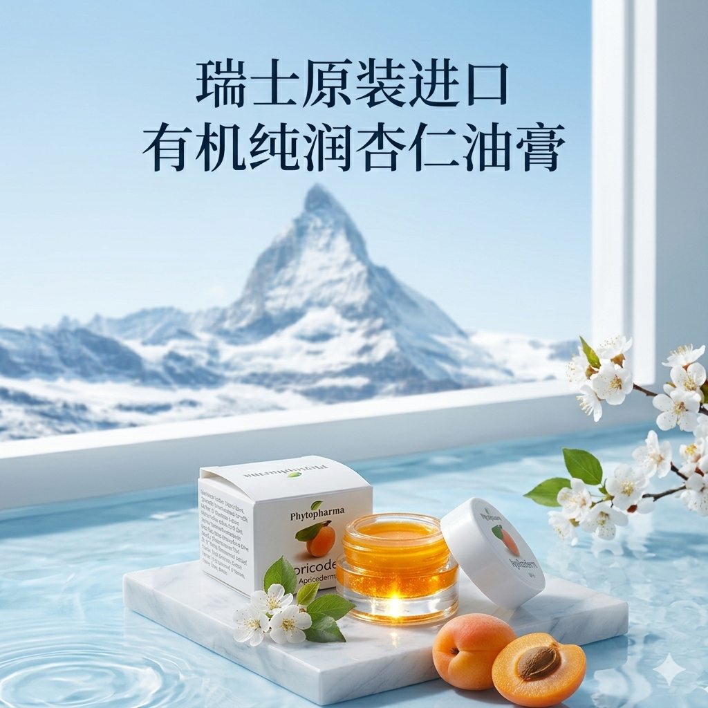 Phytopharma瑞士法特尔有机杏仁油护唇油