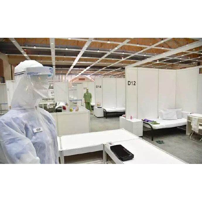 方舱避难标准隔间搭建材料接种摊位易拆装快速唾沫采样房生产厂家