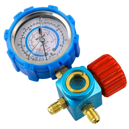 家用汽车空调加氟工具套装R410A制冷剂变频空调加雪种组合R22表套