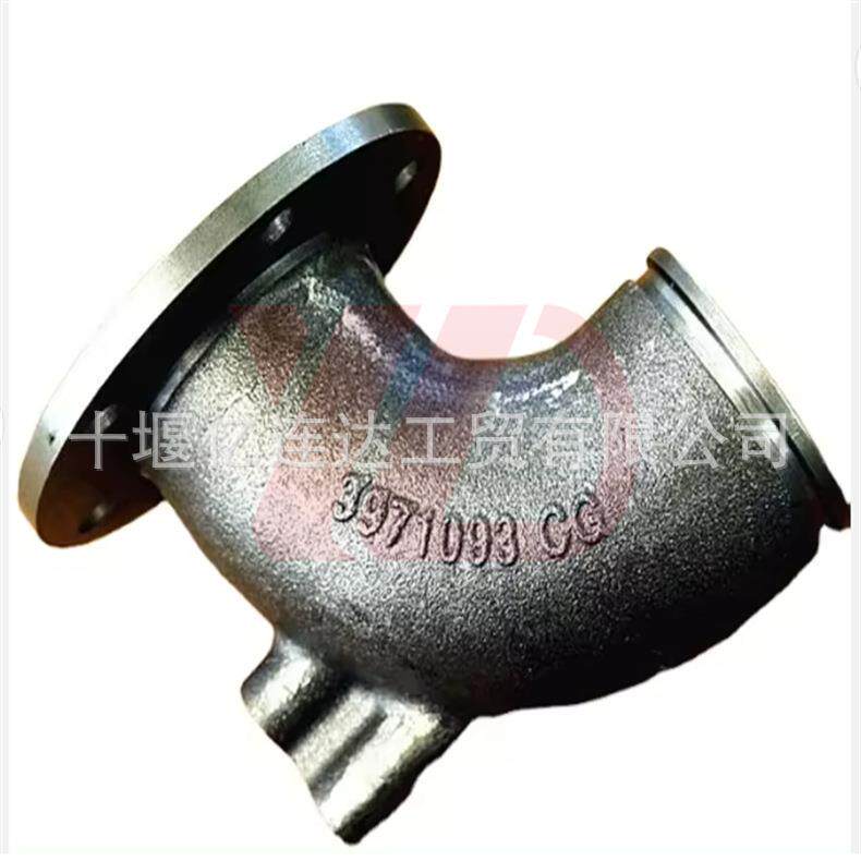 康明斯发动机6BT发电机组排气弯管天龙天锦弯管接头3971093