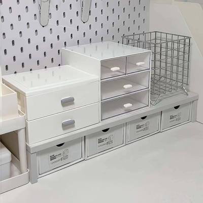 in Wind桌面布局收纳盒收纳架笔架抽屉式学生图书收纳架组织盒高