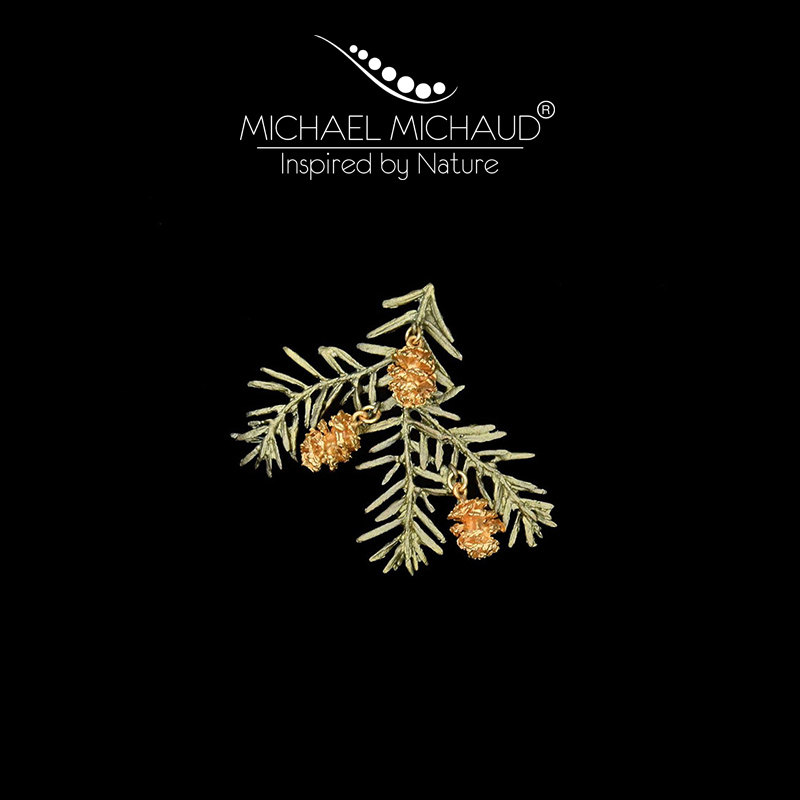 手工女胸针MichaelMichaud复古