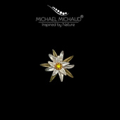 Michael Michaud雪绒花别针2025新款 毛衣胸针女高级感情人节礼物