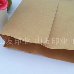 油厚空白排骨牛皮纸袋 鸡排烧烤串面包纸袋 防加食品包装纸袋定做