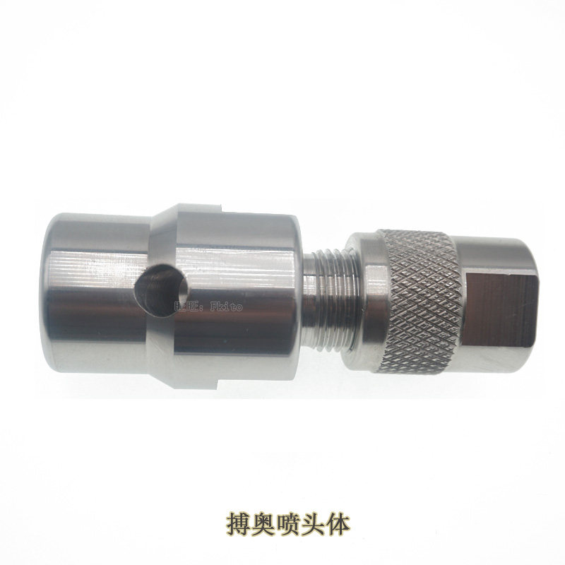 水刀配件搏奥喷头体搏奥威特机喷头体混砂腔宝石 座三轴喷头体
