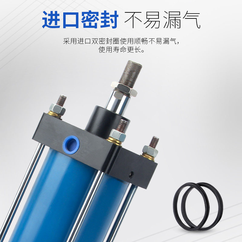 QGB全铁重型气缸大推力80/100/125/160/200/250/320/400非标定制