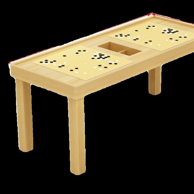 实木围棋桌学校中小学培下棋桌课生训围棋子桌椅儿童象棋五子棋桌