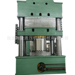 四柱式 双缸 2100吨 PE板材 热压机 全规格定制 PLC 自动控制