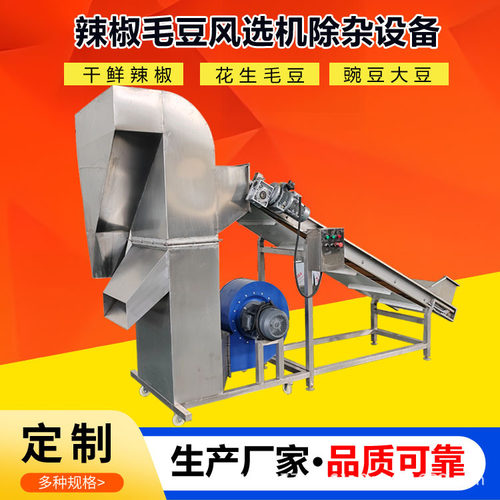商用干辣椒毛豆风选机豆类去杂质谷物筛选机风选除杂