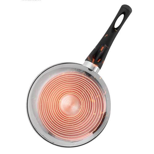 Debo德铂DEP-747不锈钢奶锅18cm婴儿宝宝辅食锅汤锅蒸锅