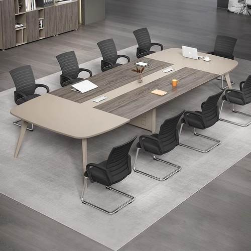 会议桌长桌洽谈桌椅组合会议桌简约现代长桌子工作台桌子办公家具