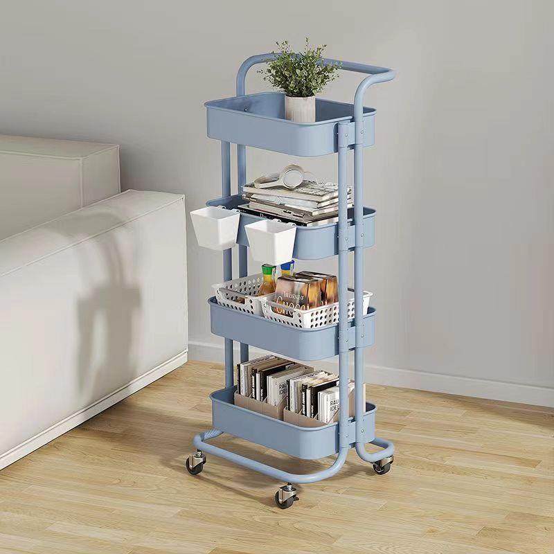 厨房置物架小推车可移动落地多层厨房放菜架卫生间婴儿用品收纳架,收纳整理,书桌收纳置物架,淘宝优惠券,粉丝福利购,淘宝优惠卷