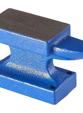 蓝色DIY铁砧工具铁角砧台座羊角钻方铁用于珠宝首饰制作打金工具