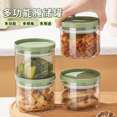 糖罐玻璃密封罐大号带盖杂粮收纳盒茶叶储存罐零食罐坚果空罐