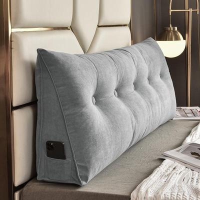 北欧床头靠垫软包三角沙发靠枕大靠背榻榻米床上腰枕抱枕腰靠枕