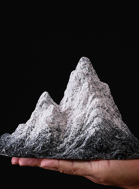 创意陶瓷小假山微景观造景鱼缸流水配件枯山水沙盘盆景装饰品摆件