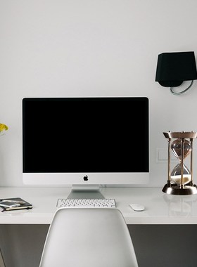 北欧漏计时器家居书架电视柜个性软装饰品网咖搁板复古摆饰摆件