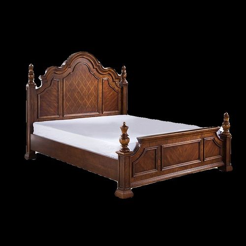 美式实木床双人床1.8米安娜床1米5主卧室小户型定制床复具