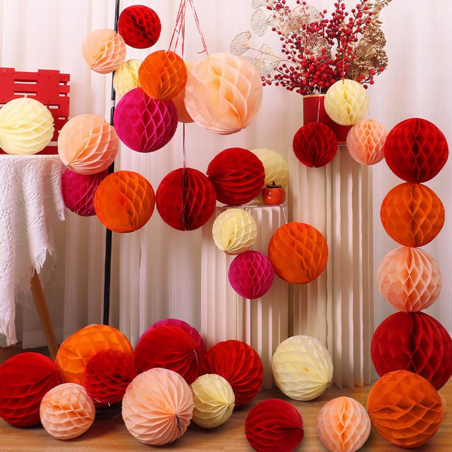 蜂窝球婚房布置婚礼卧室客厅装饰订婚新房灯笼蜂窝球灯笼,节庆用品/礼品,灯笼材料包,淘宝优惠券,粉丝福利购,淘宝优惠卷