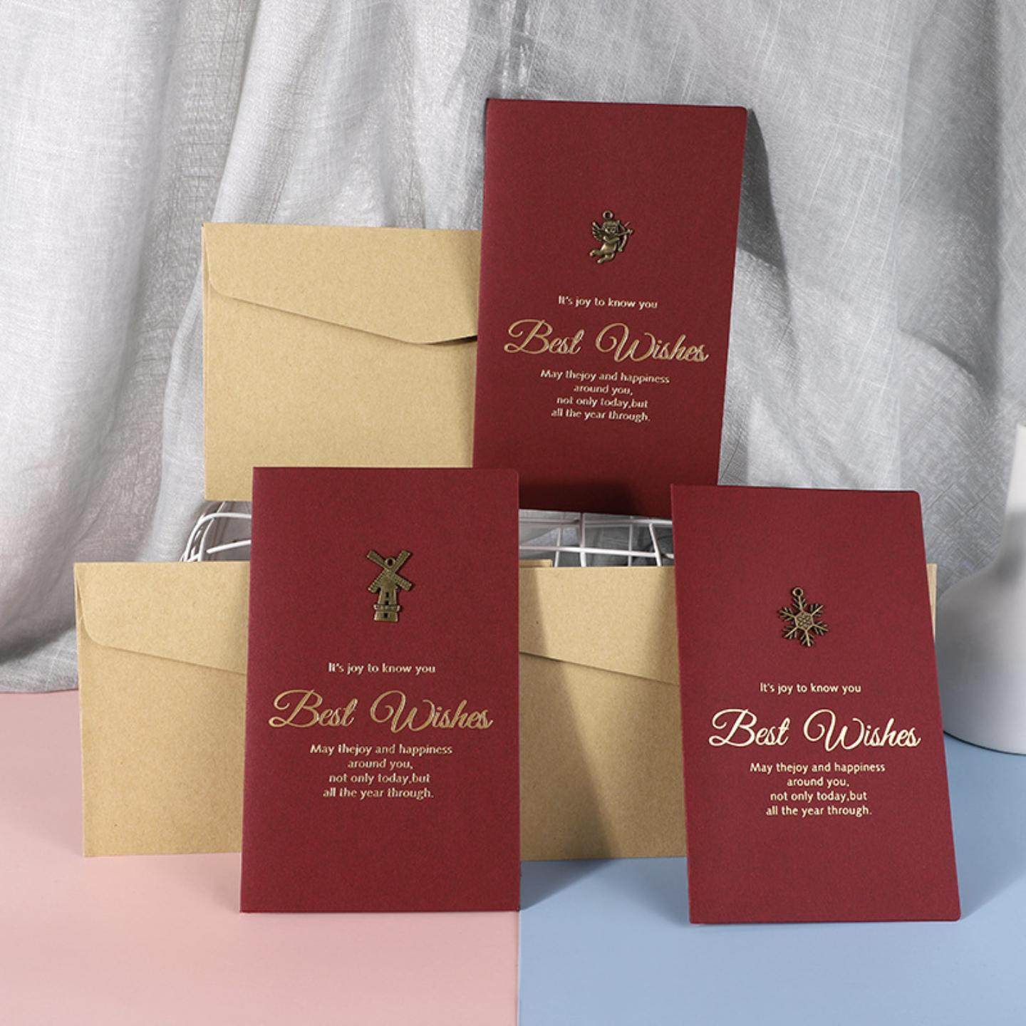 复古铜扣烫金贺卡商务馈赠卡片公司情侣婚庆特种纸混批,节庆用品/礼品,婚庆印章,淘宝优惠券,粉丝福利购,淘宝优惠卷