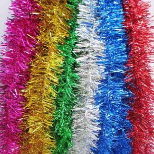 元旦新年节日毛条幼儿园教室布置拉花装饰彩条圣诞节活动彩带装扮