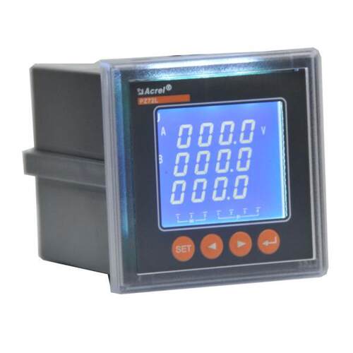 供应Acrel PZ80L-E3/C 三相三相输入AC100V多功能电能表76*76mm
