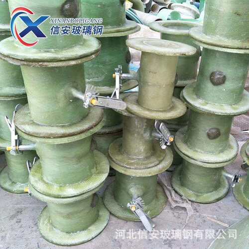 玻璃钢管件 异径管道连接管件 双法兰管道配件 法兰弯头管件