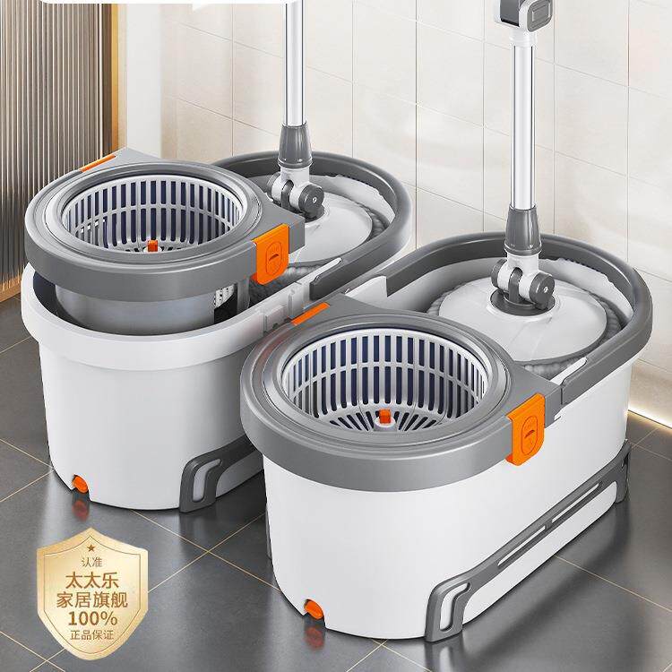 太太乐旋转拖把免手洗2025新款家用一拖净水一体墩布桶甩干拖地桶