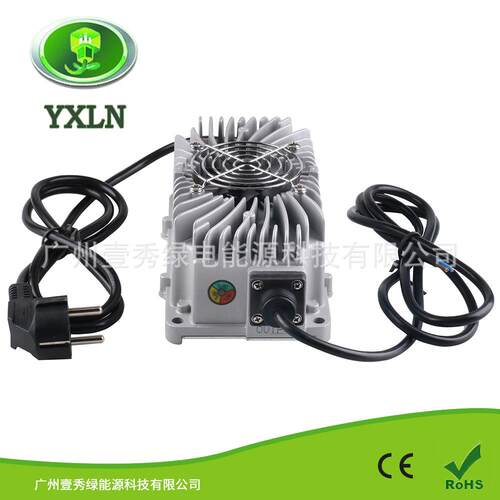 36V磷酸铁锂充电器36V6A智能IP67级密封充电器室外使用 厂家