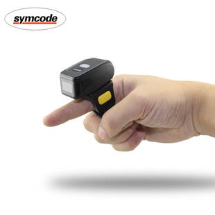 枪 蓝牙扫码 敏捷R30一二维码 扫描枪迷你指环自动感应激光条形码