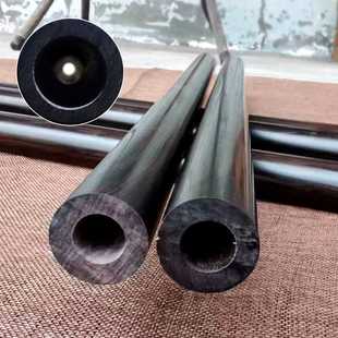 【小额打孔】黑檀木空心木管笛子吹箫木空心管打孔圆柱形通孔木料