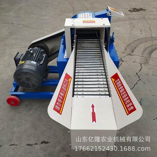 养殖场饲料切草机 玉米秸秆碎草机 三相电鲜草皇竹草打浆机