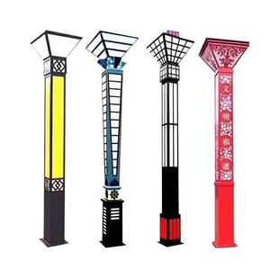 路灯户外防水灯罩小区高杆景观灯led灯头3米3.5米庭院灯柱头灯