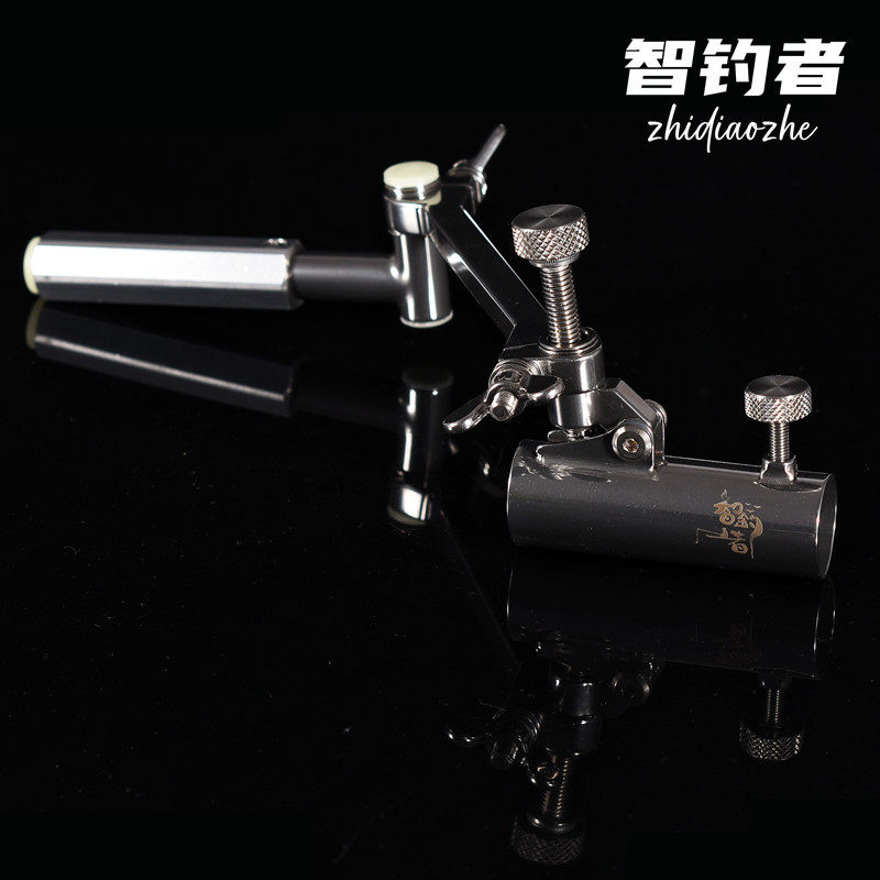 钓箱炮台支架多功能万向左右手通用折叠不锈钢大物竞技拐角炮台架