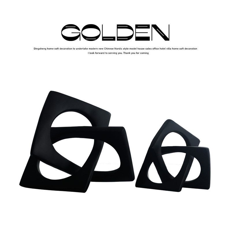 手工艺品软装黑白几何现代极简创意摆件样板间售楼处桌面软装饰品,家居饰品,装饰摆件,淘宝优惠券,粉丝福利购,淘宝优惠卷