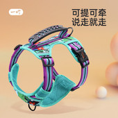 可提遛狗狗牵引绳胸背带背心式 狗链小中大型犬宠物法斗柴犬狗绳子