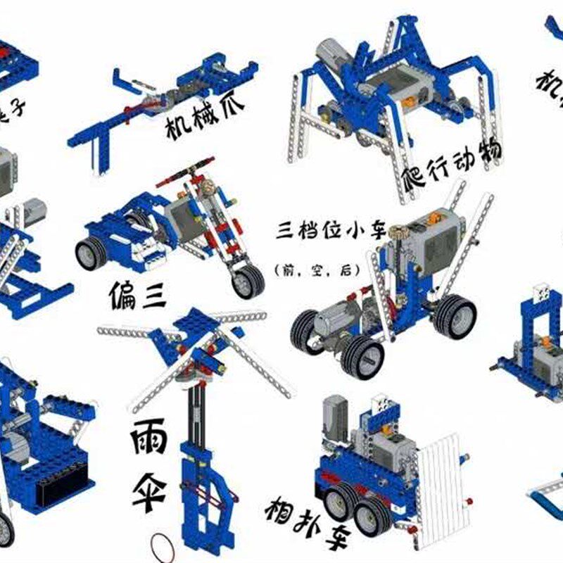 WEDO2.0兼容某高机器课编程人程6习套件 兼容某高9学86动力机械