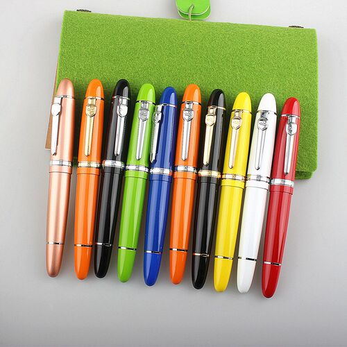 金豪钢笔159大班铱金笔商务办公签字宝珠笔大班美工笔螺旋帽送礼