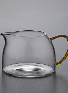 品德坊加厚公道杯耐高温玻璃分茶器滤茶器一体过滤公杯茶海茶具配