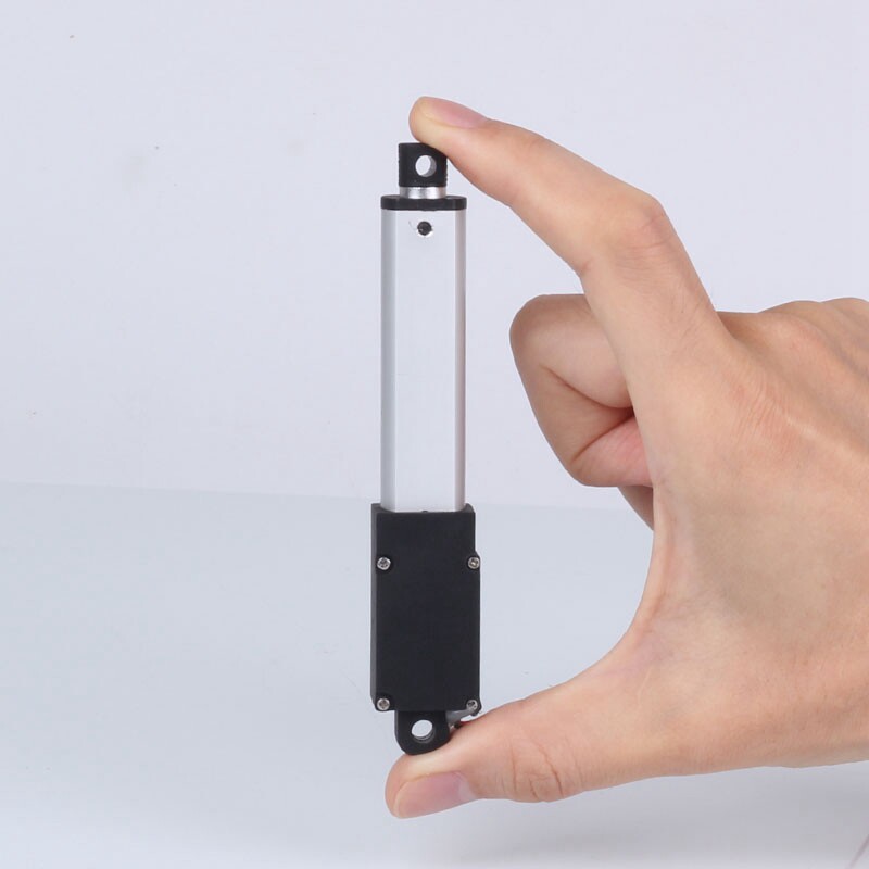 迷你推杆电机微型电动推杆伸缩杆小型DIY直线往复升降器24直流12v