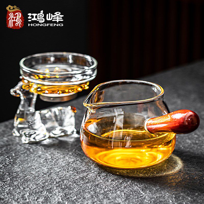 玻璃茶漏过滤网茶滤茶叶过滤器泡茶公道杯漏网滤网茶具配件滤茶器