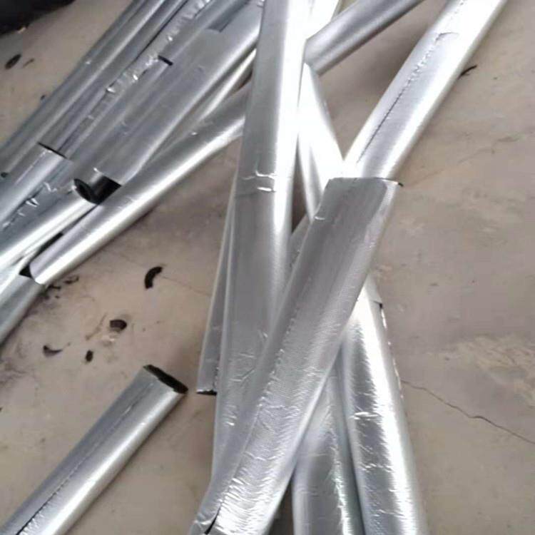 开口自粘式保温橡塑管 可贴各种铝箔橡塑管 防火保温橡塑管